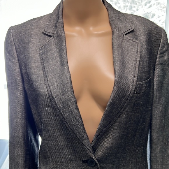 Calvin Klein Jackets & Blazers - Calvin Klein Womens Lightweight Gray Jacket Button Front Pockets Like New Medium